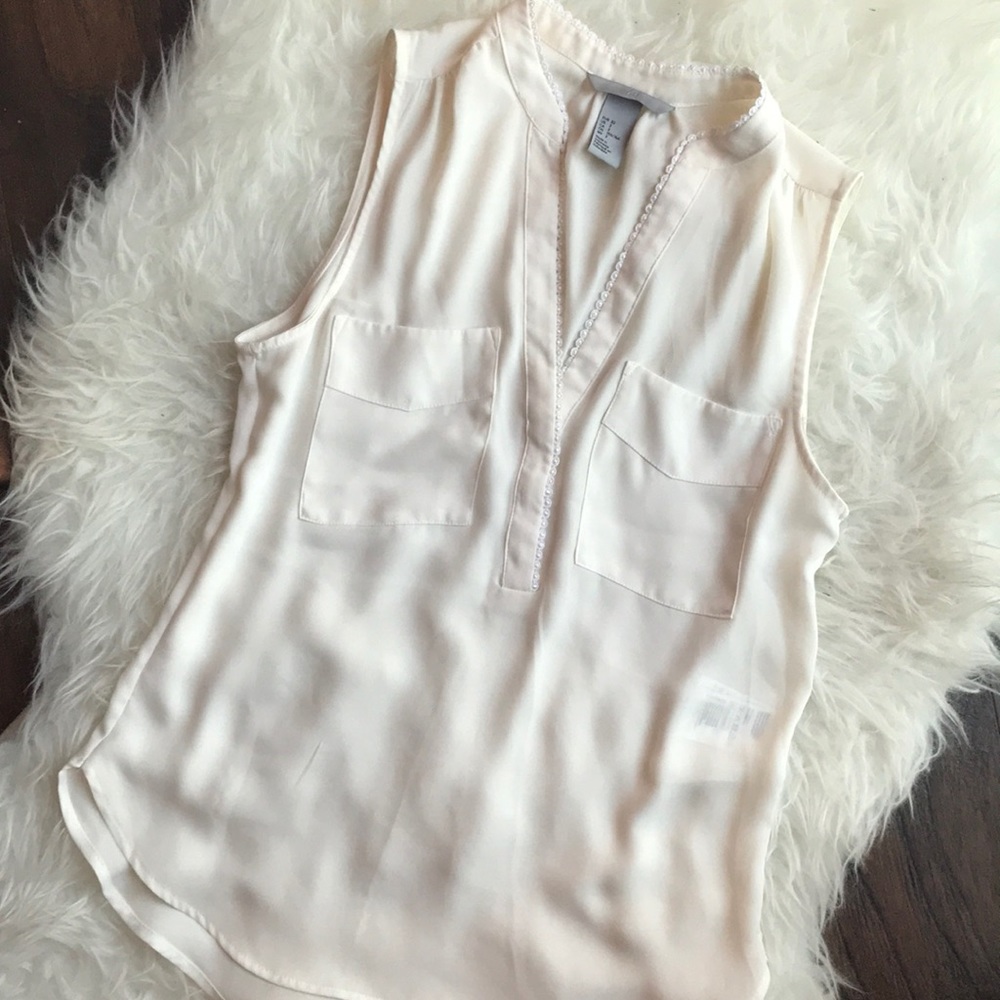 H&M Cream Blouse